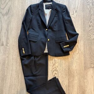 J. Crew Navy Wool Suit